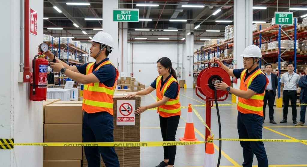 Ngăn chặn cháy nổ trong Nhà xưởng & Kho hàng 1 Ngăn chặn cháy nổ trong Nhà xưởng & Kho hàng