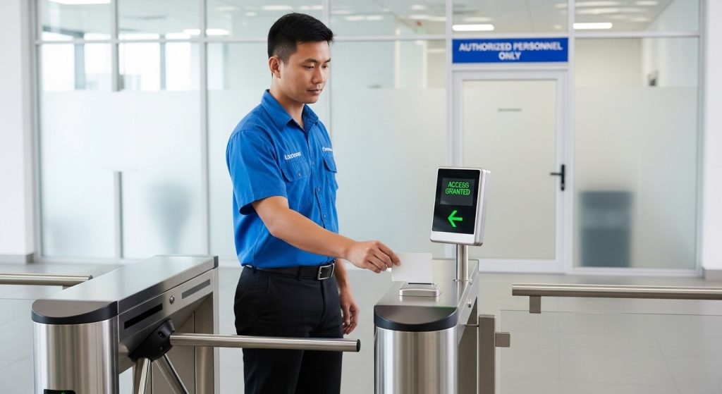 RFID – Chìa Khóa Mở Khóa Tự động hóa Công nghiệp An toàn và Hiệu quả 3 ứng dụng RFID trong kiểm soát khu vực sản xuất