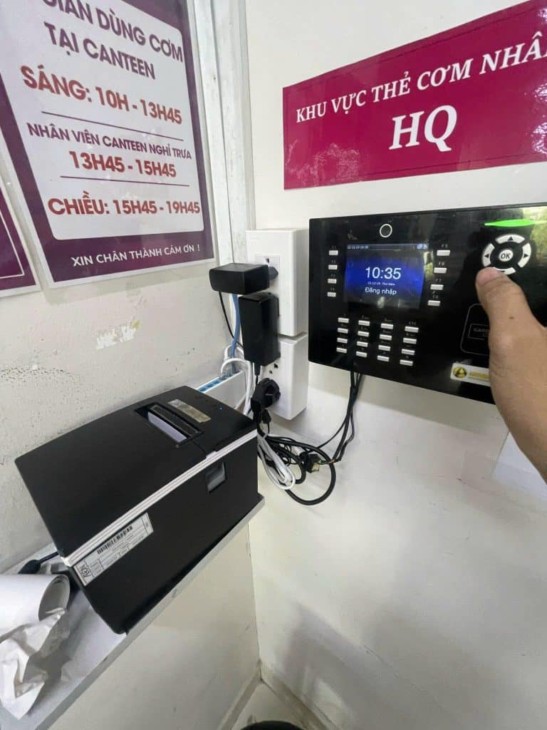 xác thực bằng thẻ và phiến ăn